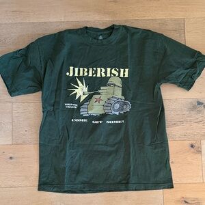 Army Green Graphic Men's T-Shirt